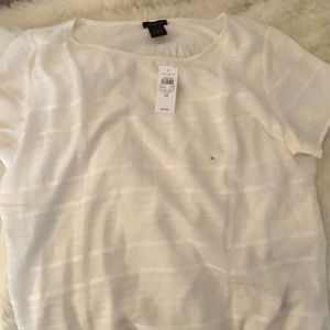 “SOLD” Ann Talylor mixed media shirt